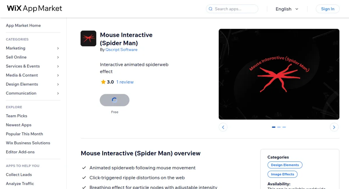 Mouse Interactive (Spider Man) cover