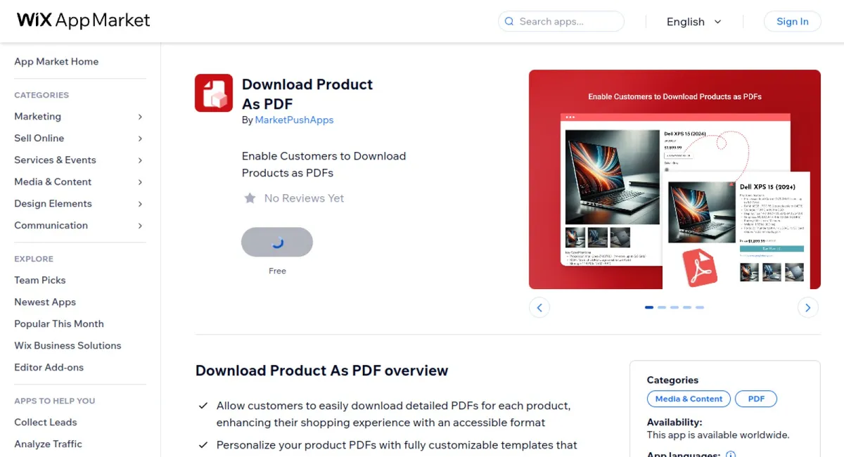 Download Product As PDF cover