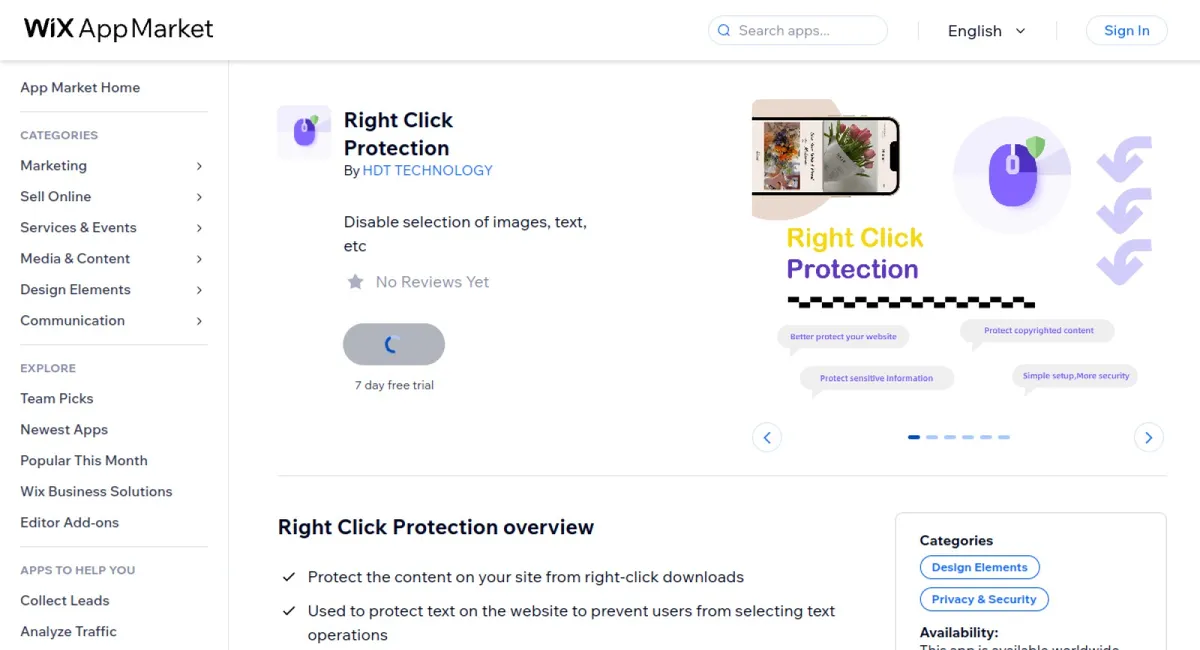Right Click Protection cover