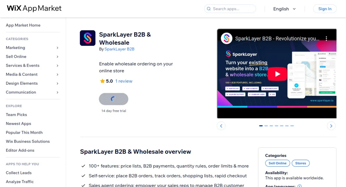 SparkLayer B2B &amp; Wholesale cover