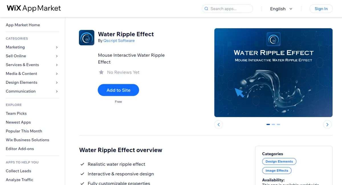 Water Ripple Effect cover