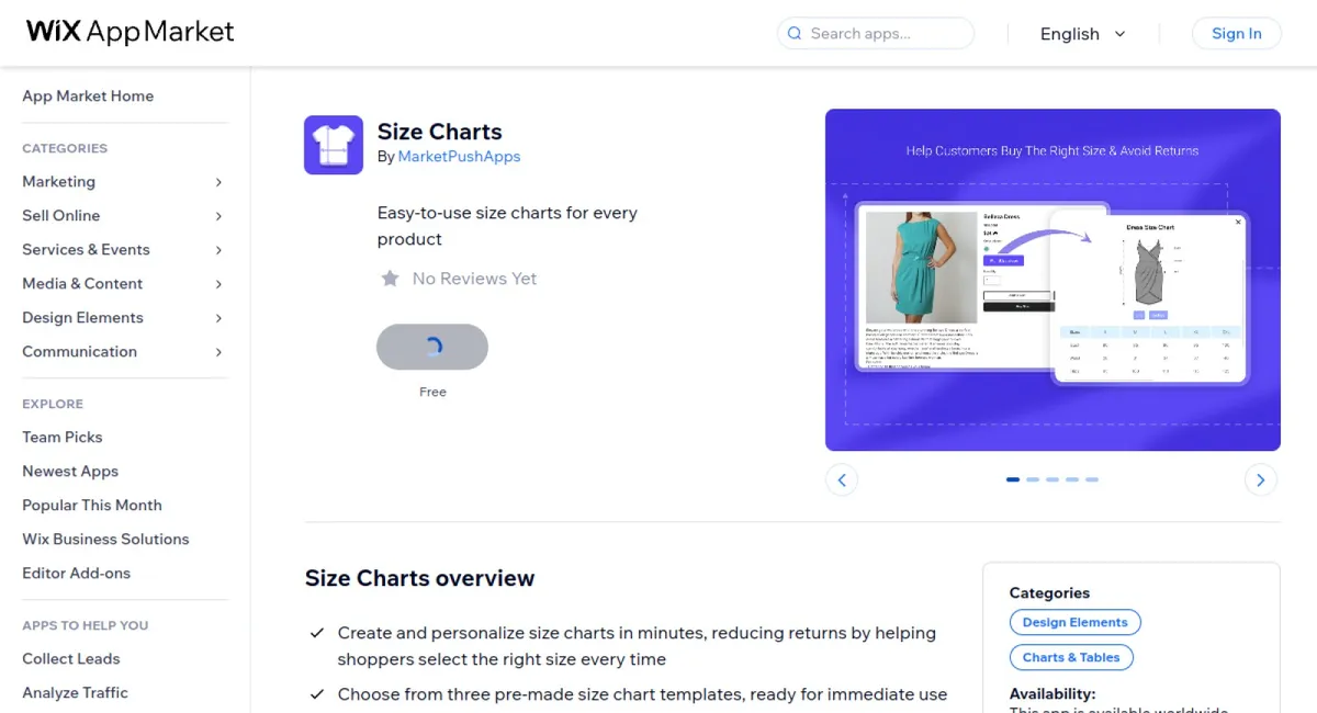 Size Charts cover