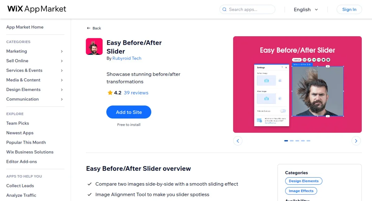 Easy Before/After Slider cover