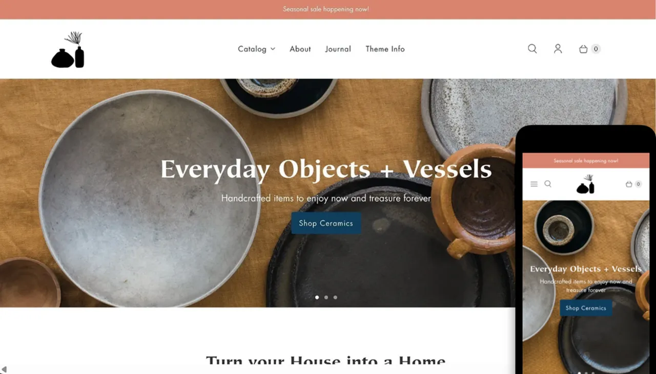 Showcase upscale furniture and designer goods with Retina’s premium design and storytelling features.