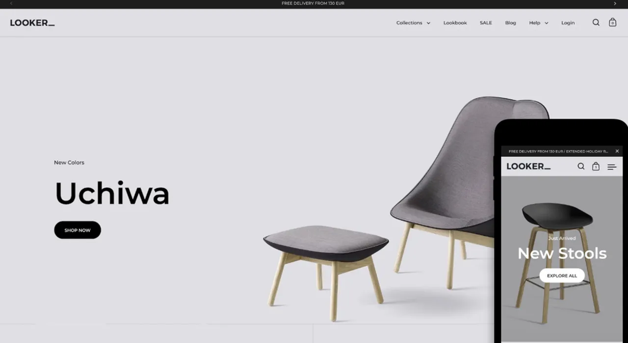 Split’s unique layout is perfect for trendy accessories and statement furniture.