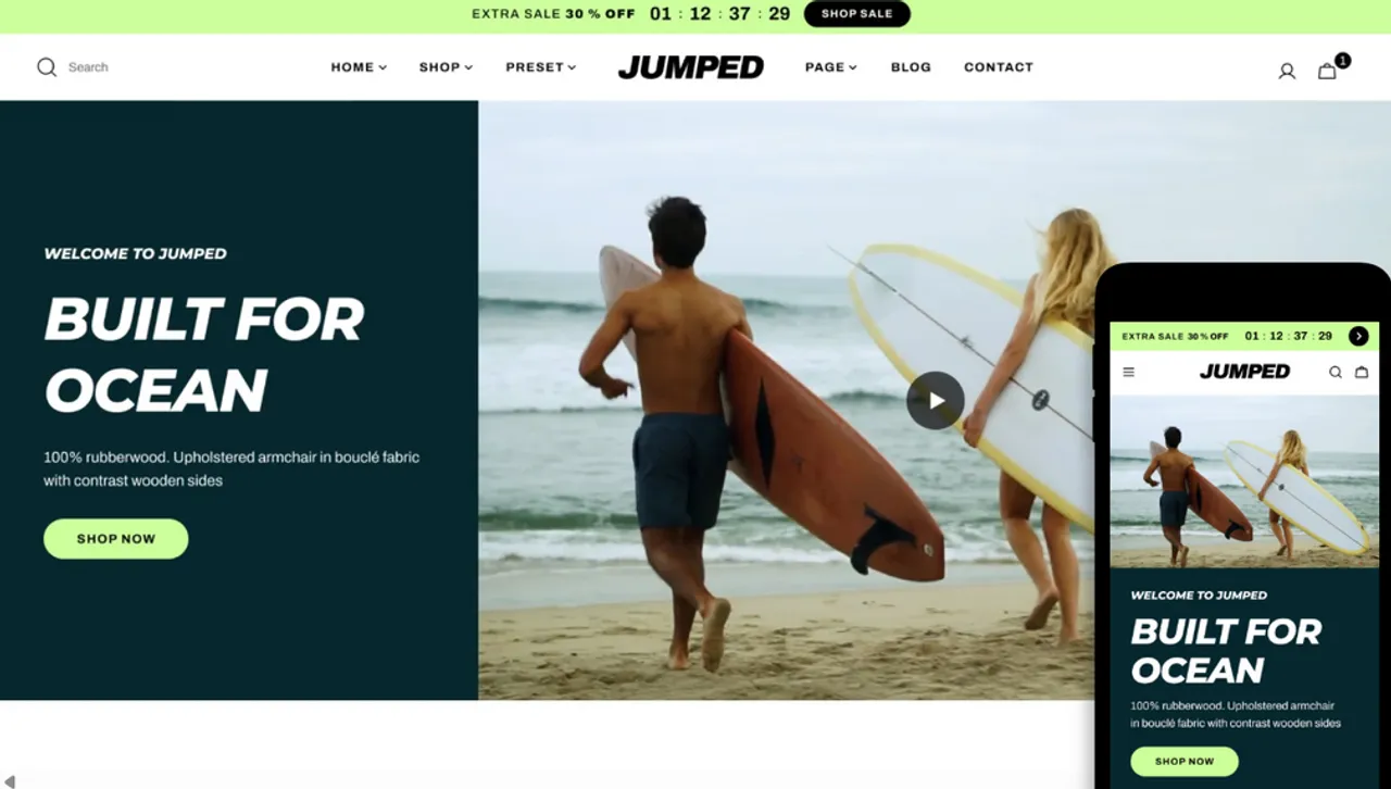 Enhance product showcases with Sleek’s dynamic layouts and lightweight design.