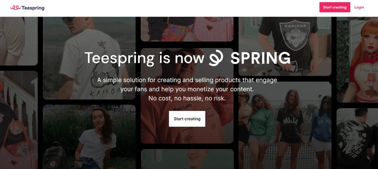 Sell custom products effortlessly on social platforms like Instagram and YouTube with Teespring’s easy-to-use tools.