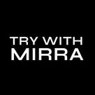 Try Before You Buy with Mirra logo