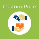 Custom price logo