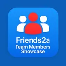 Friends2a Team Member Showcase logo