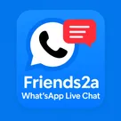 Friends2a WhatsApp Live Chat logo