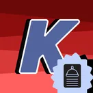 K: Restaurant Menu + AI logo