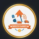 Booster Banner logo