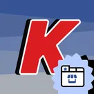 K: Dynamic Browser Tab +AI logo
