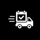 Select delivery date and time logo