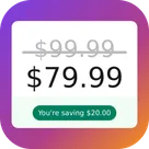 Compare at Price ‑ KM logo