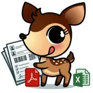 HappyDeers Docs 帳票配送CSVインボイス logo