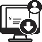 領収書のダウンロード logo