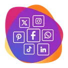 Mega Social Media Icons Bar logo