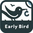 Early Bird Discount logo