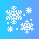 Snow effects for Christmas logo