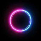 Animated Cursor Neon logo