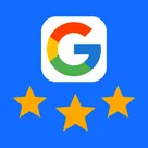 Google Rating Badge - Omega logo