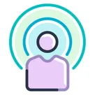 Apple &amp; Spotify Podcast Player logo