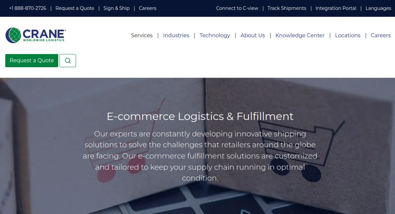 Crane Worldwide (E-commerce)