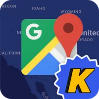 K: Google Maps Button logo