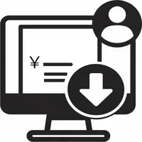 領収書のダウンロード logo