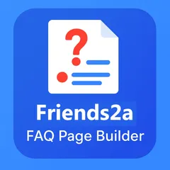 Friends2a FAQ Page Builder