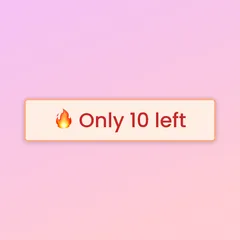 BadgeIt Low Stock Product Page