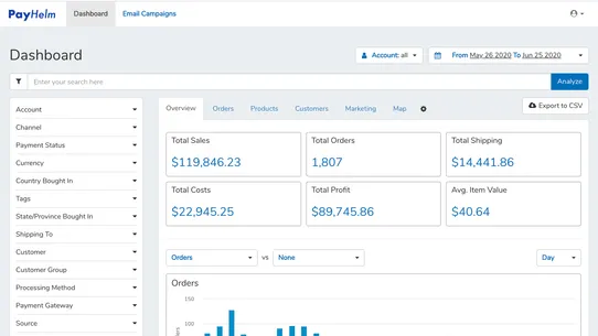 PayHelm Accounting, Reporting, & Analytics screenshot