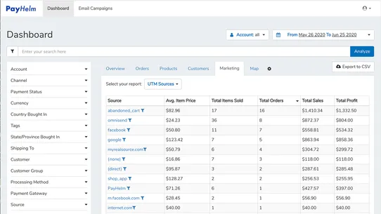 PayHelm Accounting, Reporting, & Analytics screenshot