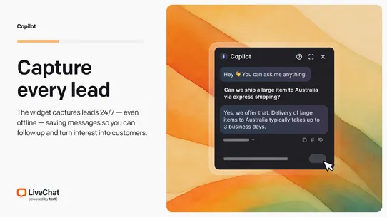 LiveChat — AI-powered live chat & customer support screenshot