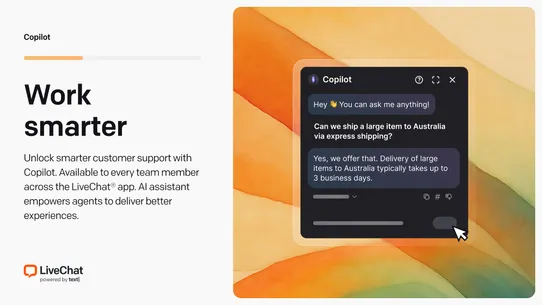 LiveChat — AI-powered live chat & customer support screenshot