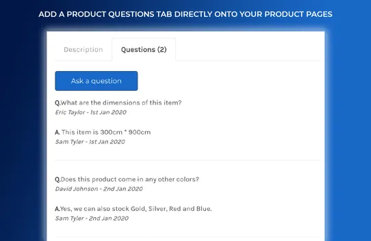 Product Questions by FreshClick screenshot