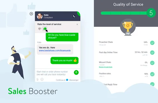 JivoChat Business Messenger screenshot