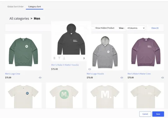 Product Merchandiser screenshot