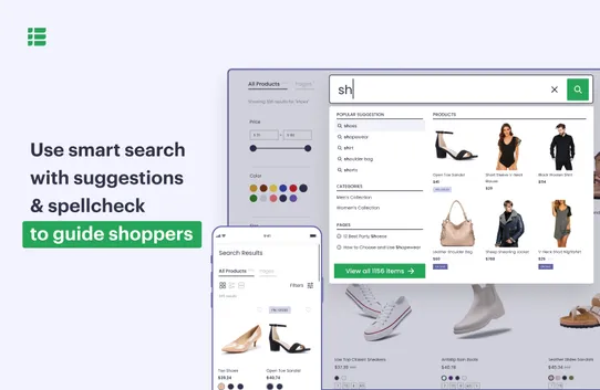 Smart Search and Product Filters by Searchanise screenshot