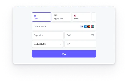 Stripe screenshot