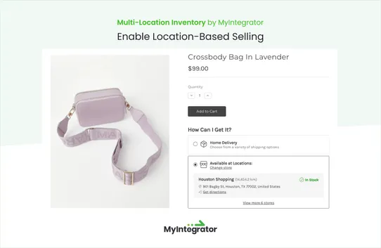 Multi-Location Inventory / Click and Collect (BOPIS) by MyIntegrator screenshot