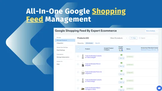 Google Shopping Feed by Expert Ecommerce screenshot