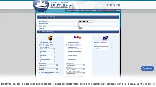 Advanced Shipping Manager screenshot