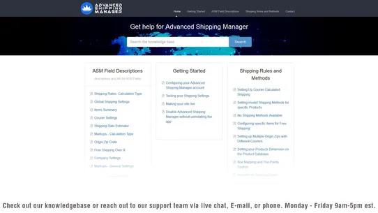 Advanced Shipping Manager screenshot