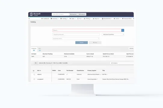 SkuVault screenshot