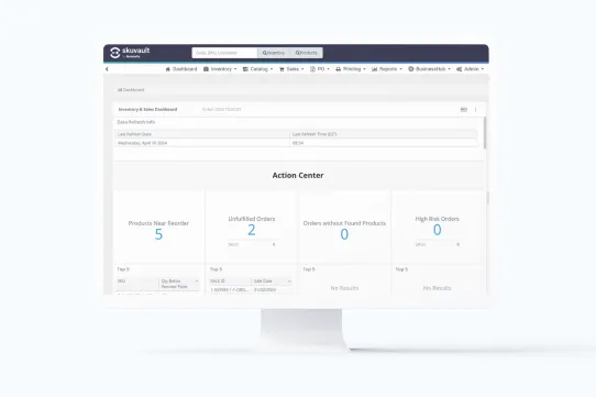SkuVault screenshot