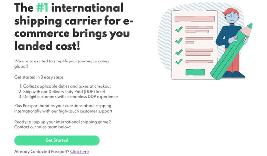 Passport Shipping screenshot