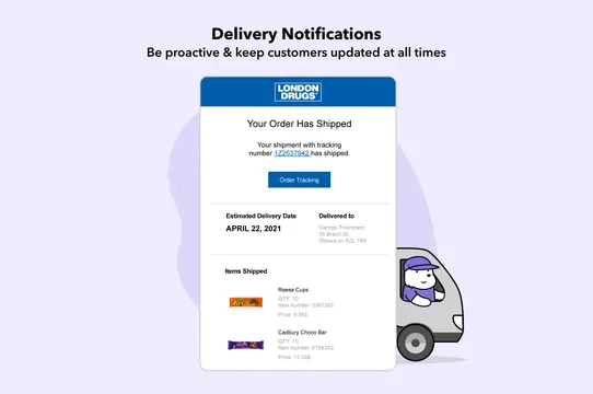 Order Tracking and Returns by WeSupply screenshot